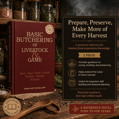Basic Butchering of Livestock & Game: Beef, Veal, Pork, Lamb, Poultry, Rabbit, Venison